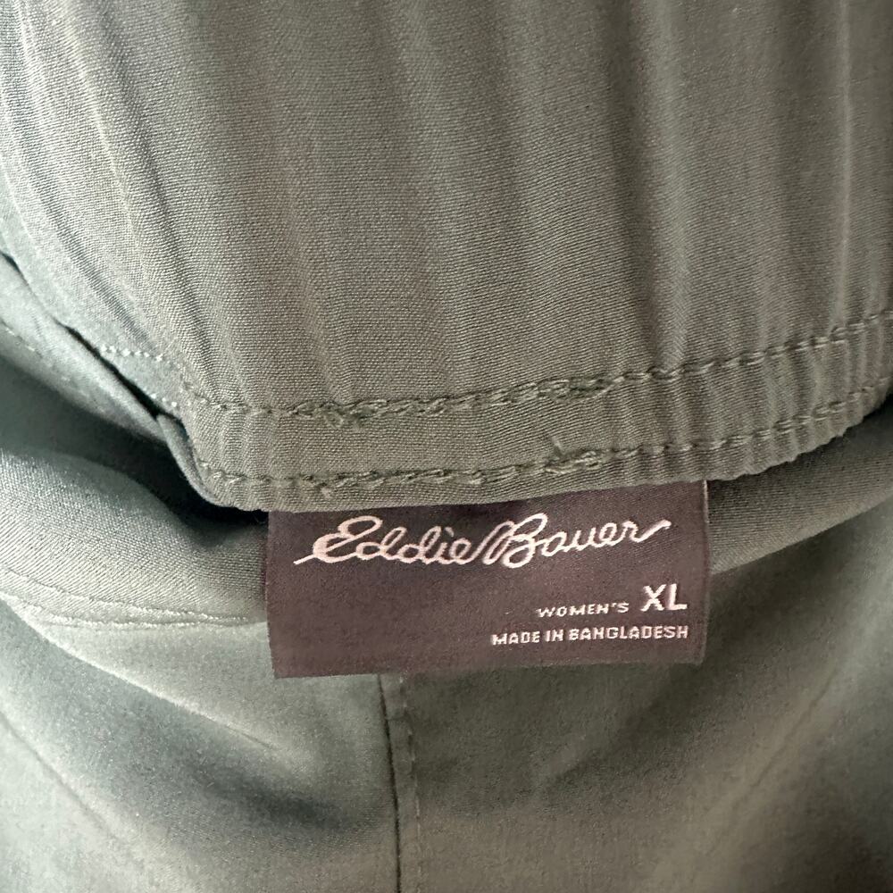 NWT! Eddie Bauer Traveler Ankle Pants, Green, Size XL Women's - Picture 6 of 8